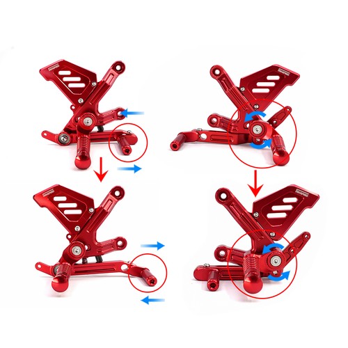 CNC Rear Raise Rearset Set Footrest Peg Pedal For MV Agusta F3 SUPERVeloce - Picture 4 of 16