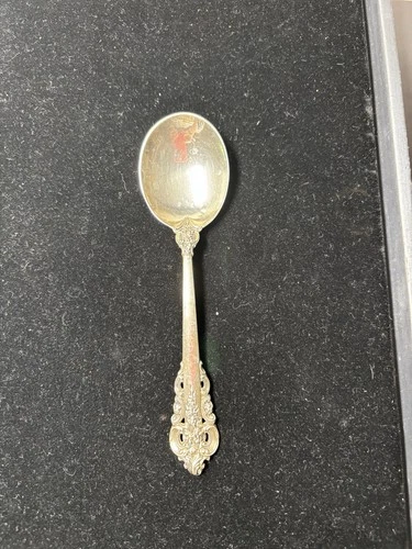 Wallace Grande Baroque Sterling Silver Cream Soup Spoon