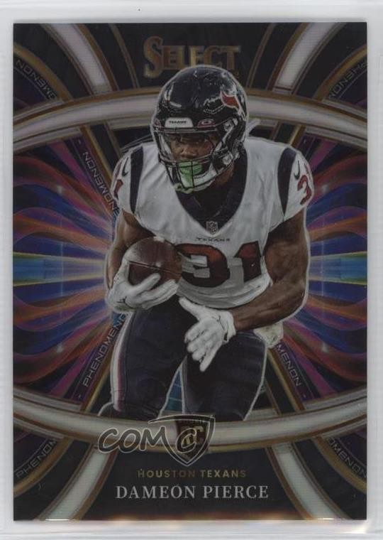 2022 Panini Select Phenomenon Silver Prizm Dameon Pierce #PHE-21 Rookie RC 7l6