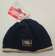 New Navy Drew Pearson Marketing Notre Dame Fighting Irish Uncuffed Toddler Beani