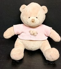FAO Schwarz Baby Plush My First Teddy Bear W/ Pink Shirt