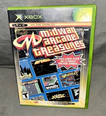 Xbox Midway Arcade Treasures - Case, Disc, Manual