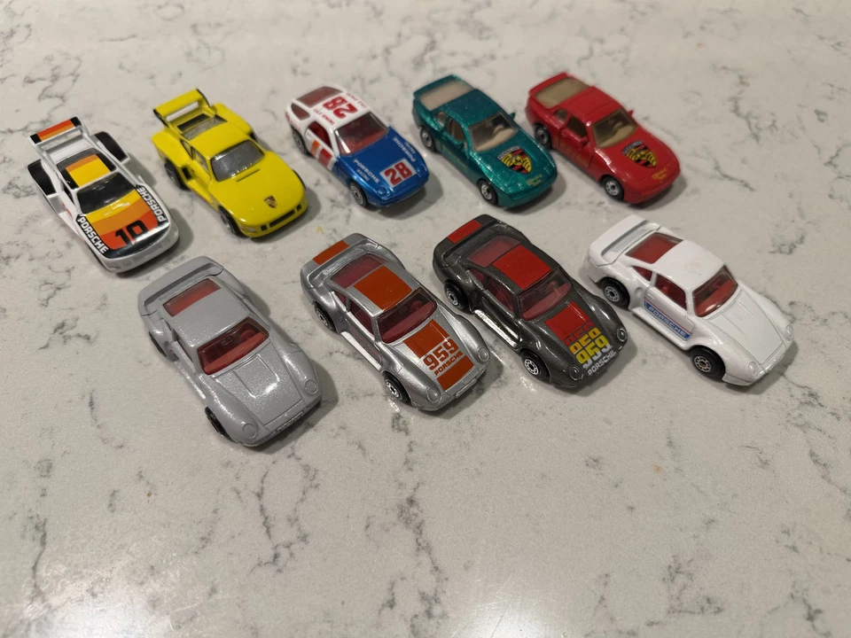 1985 - 1990 VINTAGE MATCHBOX PORSCHE COLLECTION, 9 CARS, RARE - Image 2 of 4