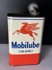 Vintage Oil Can MOBILUBE For Outboard Motors - Gear Oil / NICE SHAPE