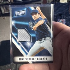 MLB Panini 2018-The National- Mike Soroka Atlanta Braves Patch No. MS!!