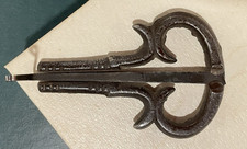 Antike Maultrommel Maultrommel Metall Volksinstrument Vintage mit Markierungen