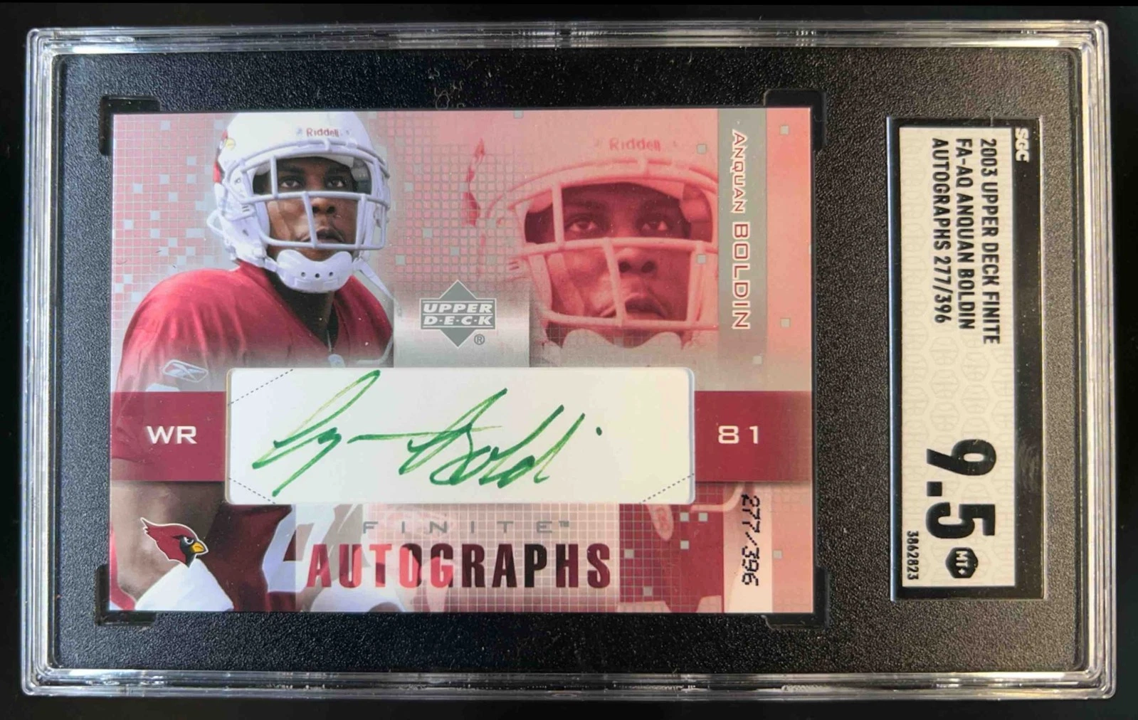 Anquan Boldin Upper Deck Finite Autographs #FAAQ Autographs