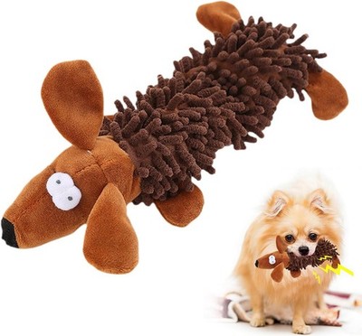 Dog Chew Toy, Tough Squeaky Chew Toys for Puppy Teething，Interactive Toy