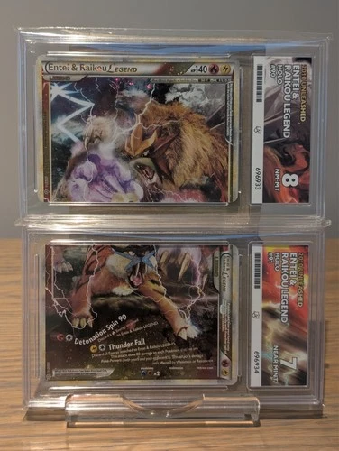 Pokemon TCG - Entei & Raikou Legend #90 & #91 - 2010 Unleashed - Ace 8, 7
