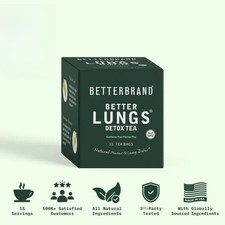 Betterbrand Lung Health Tea,Caffeine-Free Her...