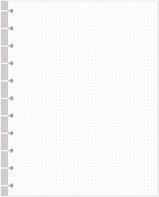 TUL Discbound Dotted Refill Paper 11Disc 100 Sheets 100gsm 8.5x11 Inch