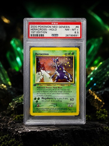 Heracross (1st Edition) graded PSA 8.5 for sale on eBay