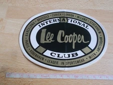 INTERNATIONAL LEE COOPER CLUB Sticker