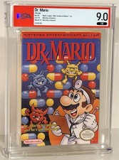 Dr. Mario PSA Calificado 9.0 CIB Nintendo NES COMO NUEVO Completo en Caja No CGC WATA VGA