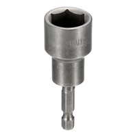 "Nussantrieb Bohrerspitze 16Mm 1/4\" 2.56\" Magnetisch Grau"