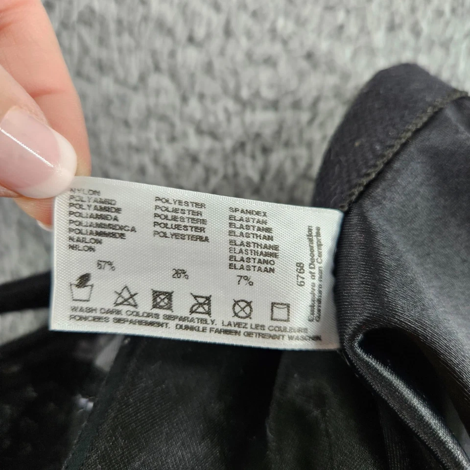 Sujetador Glamorise para mujer 48G negro Wonderwire cierre frontal sujetador con aros 1245 Foto 3 de 4