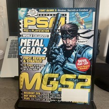 PSM Playstation Magazine Dec 2001 Issue 52 Vol 5 ☆ Metal Gear 2 ☆ POSTER ☆