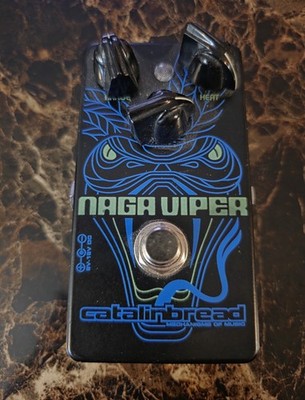 Catalinbread Naga Viper Treble Booster Guitar Effects Pedal   Works Great