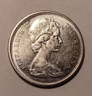 1965 Canadian 50 Cents, Elizabeth II, UNC, .800 Silver, ASW .3oz  ** LOW SHIP **