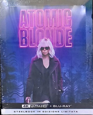 Atomic Blonde geprägtes Steelbool k 4K UHD Blu Ray NEU OVP