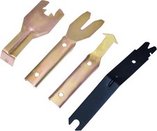 4 Pcs Metal Trim Removal Tool Set, Car Door Panel Clip Puller, Audio Board,