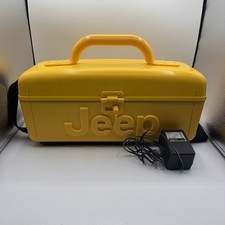 Jeep Telemania WPSS-1A Portable CD Cassette Radio Boombox 1999 READ
