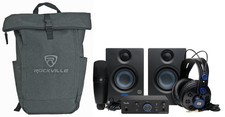 Fender Quantum Complete Interface Monitors Mic Headphones Cables Laptop Backpack