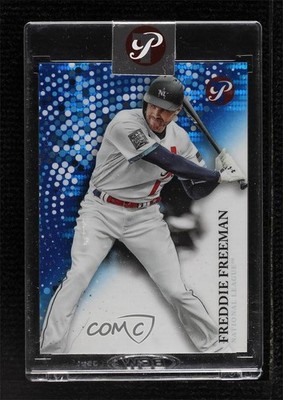 2022 Topps Pristine Blue Pulsar Refractor 72/75 Freddie Freeman #289 1u6