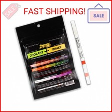 Phoenix Systems 8006-B Double-Ended Brake Fluid Coolant Test Strips 15 foil w