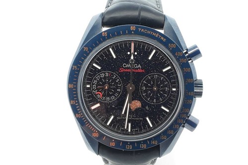 Omega Speedmaster Moonphase Blue Side Of The Moon Automatic Watch Eb0526rxxzde