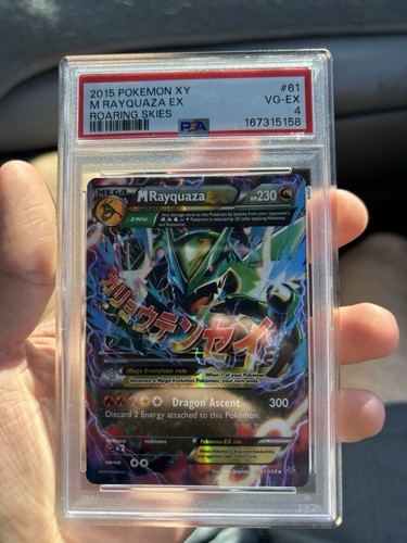 M Rayquaza-EX graded PSA 4 for sale on eBay