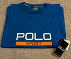 Polo Sport Ralph Lauren Performance Blue T-Shirt Men's Big & Tall 2XB