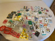 PIN BADGE Job Lot Collectable Brooch Lapel Charity Heart Enamel Modern & Vintage