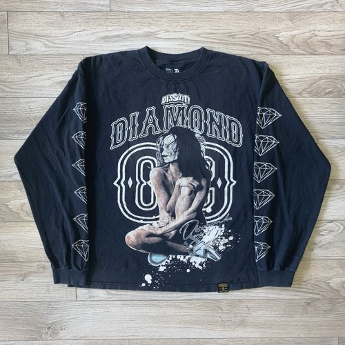 Diamond Supply co x Dissizit long sleeve skate tee XL