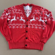 Christmas Reindeer Ugly Sweater Size Medium Unisex