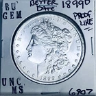 1899 O BU GEM MORGAN SILVER DOLLAR UNC MS+++ U.S. MINT RARE COIN 6907