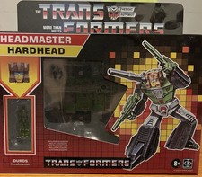 Transformers G1 Headmasters HardHead Walmart Reissue  NEW