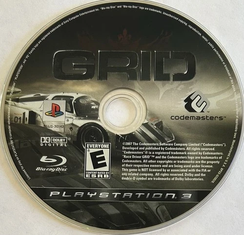 GRID (Sony PlayStation 3, PS3) DISC ONLY | NO TRACKING | M2454