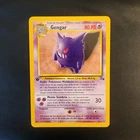 Gengar 1999 Fossil 1st Edition 20/62 Pokemon Card MP (030)