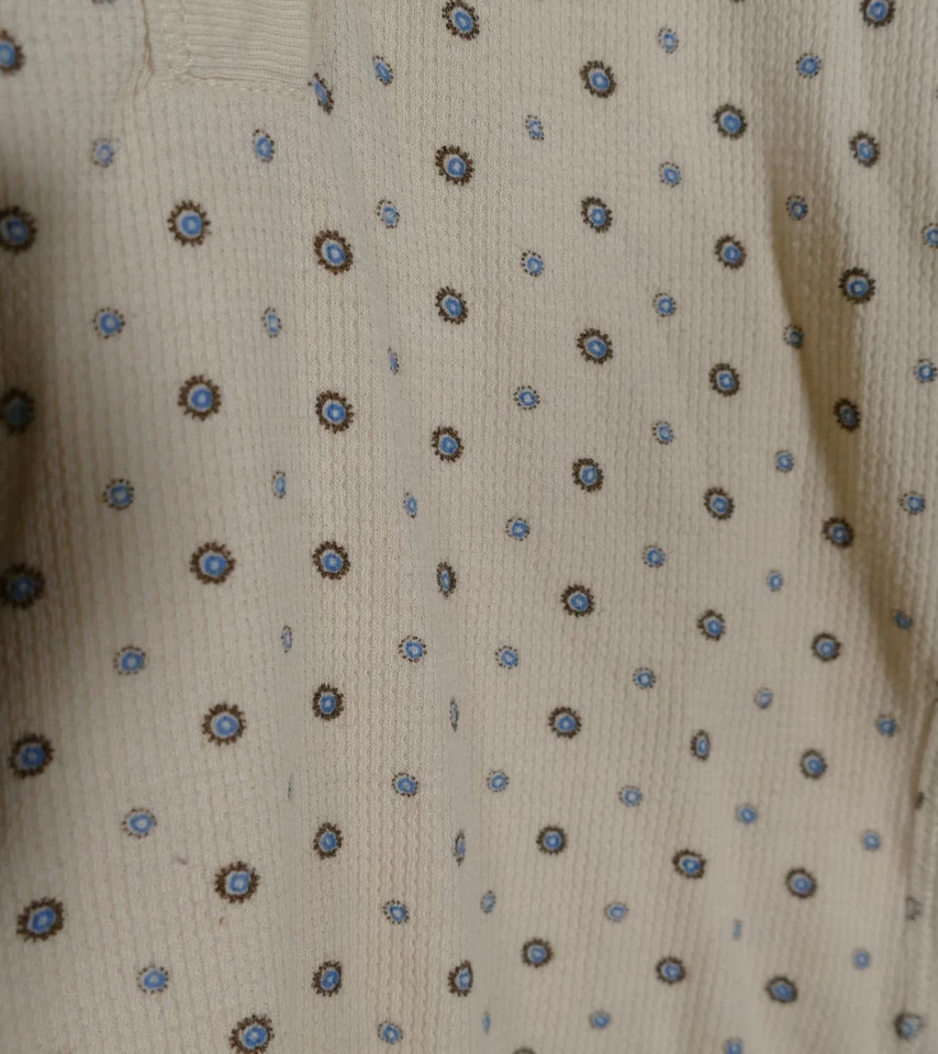 Top térmico Fossil para mujer Y2K Henley talla XS tejido gofre ajustado preppy femenino Foto 3 de 4