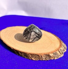 Black Rutile Quartz Ring 925 Silver Ring Handmade Ring for women gifts for Her
