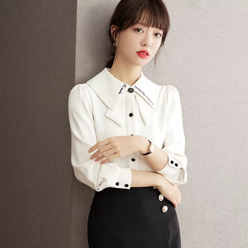 Camicetta Donna Trendyol Bianca Con Scollo A V - 95% Cotone, 5% Elastan | Comoda E Stilosa