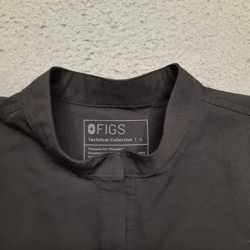 FIGS Top Rafaela Sin Mangas Mujer Grande Gris Negro Camisa Comodidad Técnica LOTE 2 - Imagen 10 de 13