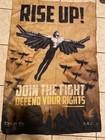 Deus Ex Mankind Divided Rise Up! promo flag / banner 40" x 27" Free Ship