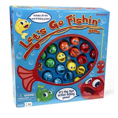 Let's Go Fishin' Game by  - The Original Fast-Action Fishing Game!, 1-4 players 