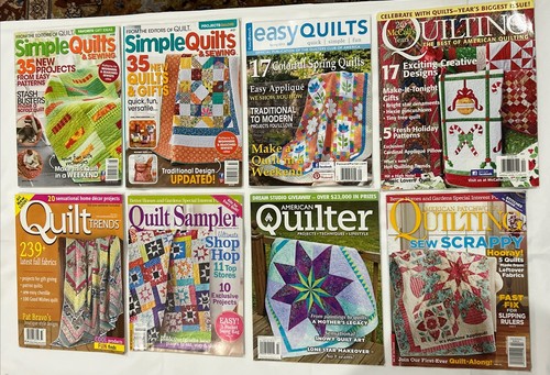 Quilting Magazines Mixed Lot Of 8 Yrs 2013 - 2014 - Picture 2 of 10