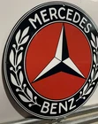 Vintage Style Mercedes Benz  Sales Service Heavy Steel Metal Quality Sign