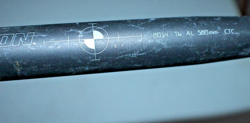 Trek Icon MTB 车把 25.4 毫米 58 厘米平条灰色小径下坡复古砾石 — 第 4/4 张图片