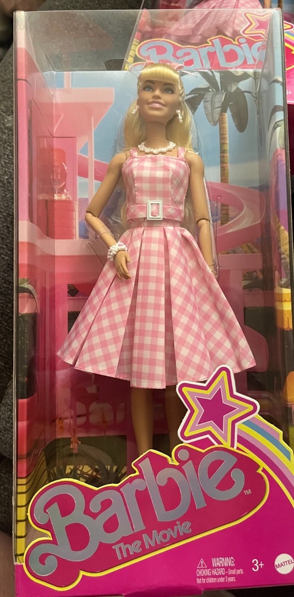 2023 NEW/NRFB Barbie The Movie - Barbie in Pink Gingham Dress Doll