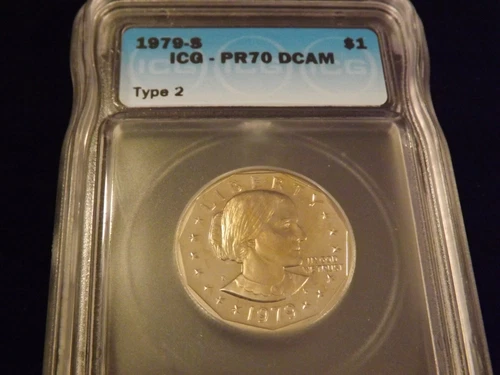 1979-S Susan B Anthony Dollar Proof — photo from the most recent tracked eBay sale